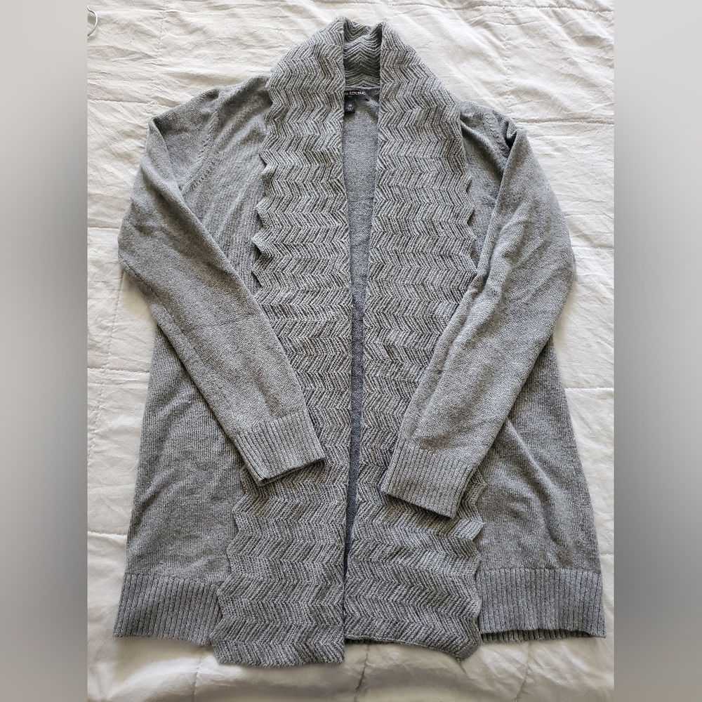 Banana Republic gray Open Front cardigan sweater women's medium